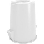 Carlisle 84104402 Bronco 44 Gallon White Round Trash Can Carlisle 84104402 Bronco 44 Gallon White Round Trash Can