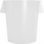 Carlisle 84104402 Bronco 44 Gallon White Round Trash Can Carlisle 84104402 Bronco 44 Gallon White Round Trash Can