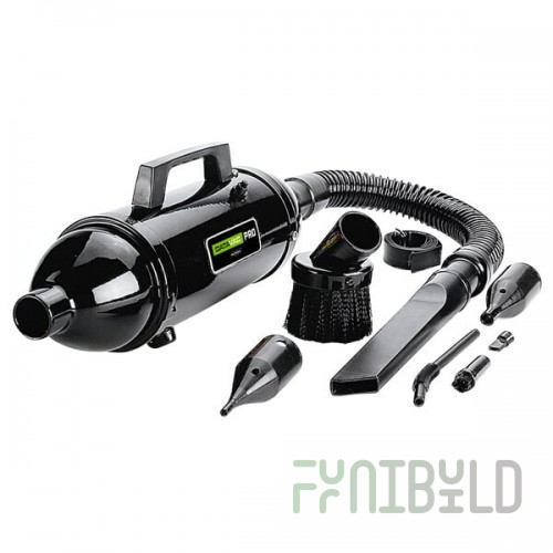 MetroVac MDV-1BA Datavac Pro Series Handheld Canister Vacuum Cleaner with Attachment Kit - 500W