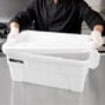 Rubbermaid® FG9S3000WHT BRUTE 14 Gallon White NSF Tote with Lid