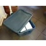 Rubbermaid® FG9S3000WHT BRUTE 14 Gallon White NSF Tote with Lid