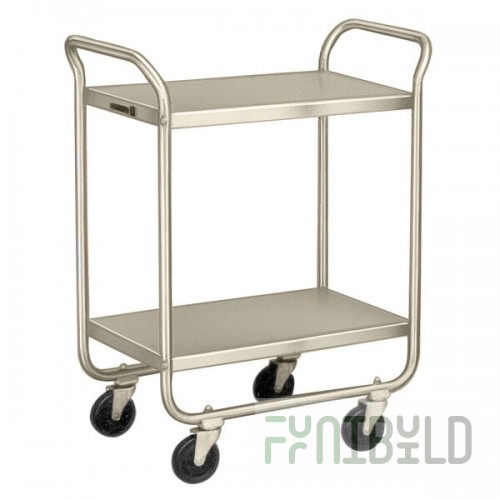 Lakeside 243 Stainless Steel Two Shelf Tubular Utility Cart - 36