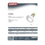 Satco S4886 50 Watt Frosted Shatterproof Finish Incandescent Rough Service Flood Light Bulb - 120V (R20) Satco S4886 50 Watt Frosted Shatterproof Finish Incandescent Rough Service Flood Light Bulb - 120V (R20)
