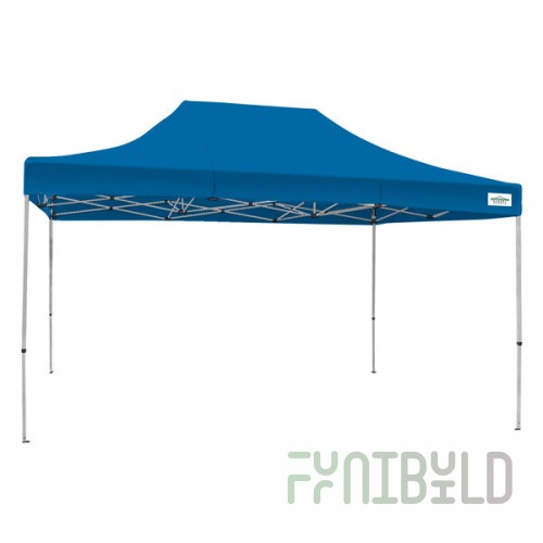 Caravan Canopy 21503105022 Aluma 15' x 10' Blue Commercial Grade Instant Canopy Deluxe Kit