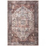 Abani Lola Collection 4' x 6' Terracotta Vintage Classic Medallion Area Rug Abani Lola Collection 4' x 6' Terracotta Vintage Classic Medallion Area Rug