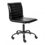 Flash Furniture Alan Brown Ribbed Vinyl Low-Back Designer Swivel Office Chair / Task Chair with Black Base Flash Furniture Alan Brown Ribbed Vinyl Low-Back Designer Swivel Office Chair / Task Chair with Black Base