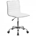 Flash Furniture Alan Brown Ribbed Vinyl Low-Back Designer Swivel Office Chair / Task Chair with Black Base Flash Furniture Alan Brown Ribbed Vinyl Low-Back Designer Swivel Office Chair / Task Chair with Black Base