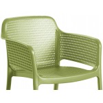 Lancaster Table & Seating Rio Sea Moss Green Resin Arm Chair