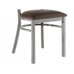 Lancaster Table & Seating Clear Coat Finish Cross Back Chair with 2 1/2 Lancaster Table & Seating Clear Coat Finish Cross Back Chair with 2 1/2