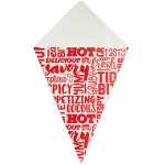 Carnival King 10 oz. Square Savory Printed Cardboard Fry Cone - 100/Pack Carnival King 10 oz. Square Savory Printed Cardboard Fry Cone - 100/Pack
