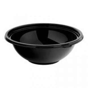 Fineline 5048-BK Super Bowl 48 oz. Black PET Plastic Bowl - 50/Case Fineline 5048-BK Super Bowl 48 oz. Black PET Plastic Bowl - 50/Case