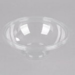 Fineline 5048-BK Super Bowl 48 oz. Black PET Plastic Bowl - 50/Case