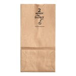 Duro Husky Dubl Life 2 lb. Heavy Duty Natural Kraft Bag - 400/Bundle