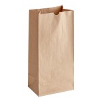 Choice Heavy Duty 12 lb. Extra Heavy-Duty Natural Kraft Bag - 400/Case