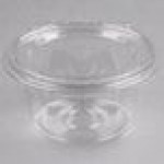 Dart SafeSeal 16 oz. Plastic Tamper-Resistant, Tamper-Evident Bowl with Flat Lid - 240/Case
