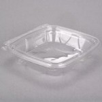 Dart SafeSeal 16 oz. Plastic Tamper-Resistant, Tamper-Evident Bowl with Flat Lid - 240/Case
