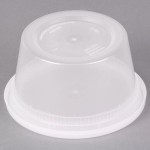 Pactiv/Newspring DELItainer 12 oz. Translucent Round Deli Container Combo Pack - 240/Case