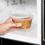 Pactiv/Newspring DELItainer 12 oz. Translucent Round Deli Container Combo Pack - 240/Case