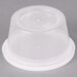 Pactiv/Newspring DELItainer 12 oz. Translucent Round Deli Container Combo Pack - 240/Case