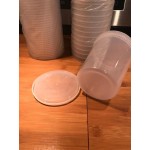 Pactiv/Newspring DELItainer 12 oz. Translucent Round Deli Container Combo Pack - 240/Case