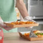 Carnival King 13 lb. Extra Large Foiled Paper Food Tray 10 3/16