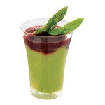 Solia 1.7 oz. Clear Plastic Mini Flared Cup - 200/Case Solia 1.7 oz. Clear Plastic Mini Flared Cup - 200/Case