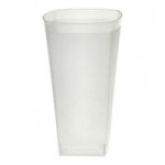 Fineline Wavetrends 1205 Clear Plastic 5 oz. 1-Piece Champagne Flute - 72/Case