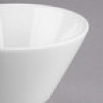 Libbey Slenda 7.75 oz. Royal Rideau White Porcelain Bouillon - Sample Libbey Slenda 7.75 oz. Royal Rideau White Porcelain Bouillon - Sample