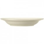 Libbey Porcelana Cream 13 oz. Cream White Rolled Edge Porcelain Grapefruit Bowl - Sample Libbey Porcelana Cream 13 oz. Cream White Rolled Edge Porcelain Grapefruit Bowl - Sample