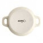 Acopa Keystone 8 oz. Vanilla Bean Stoneware Mini Casserole Dish with Lid - Sample Acopa Keystone 8 oz. Vanilla Bean Stoneware Mini Casserole Dish with Lid - Sample