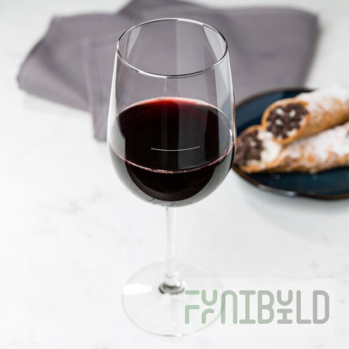 Libbey Vina 16 oz. Tall Wine Glass with Pour Lines - Sample