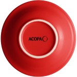 Acopa Capri 4.5 oz. Passion Fruit Red Stoneware Fruit Bowl / Monkey Dish - 48/Case