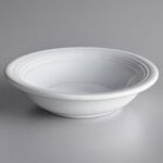 Acopa Capri 4.5 oz. Passion Fruit Red Stoneware Fruit Bowl / Monkey Dish - 48/Case