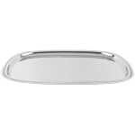Vollrath 82121 Elegant Reflections Stainless Steel Oblong Serving Tray - 24 Vollrath 82121 Elegant Reflections Stainless Steel Oblong Serving Tray - 24