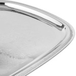 Vollrath 82121 Elegant Reflections Stainless Steel Oblong Serving Tray - 24 Vollrath 82121 Elegant Reflections Stainless Steel Oblong Serving Tray - 24