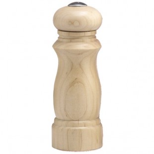 Chef Specialties 06255 Professional Series Customizable Salem Natural Finish Salt / Pepper Shaker - 6 Chef Specialties 06255 Professional Series Customizable Salem Natural Finish Salt / Pepper Shaker - 6