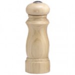 Chef Specialties 06255 Professional Series Customizable Salem Natural Finish Salt / Pepper Shaker - 6 Chef Specialties 06255 Professional Series Customizable Salem Natural Finish Salt / Pepper Shaker - 6