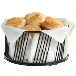 Cal-Mil 4114-10-13 Portland Large Black Wire Basket - 10 1/2