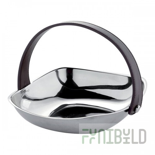 Abert Art and Table 28 oz. Stainless Steel Bread Basket by Arc Cardinal - 6/Case