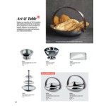 Abert Art and Table 28 oz. Stainless Steel Bread Basket by Arc Cardinal - 6/Case Abert Art and Table 28 oz. Stainless Steel Bread Basket by Arc Cardinal - 6/Case