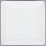 Tuxton GSP-750 TuxTrendz Santorini 3 oz. Bright White Square China Ramekin - 24/Case