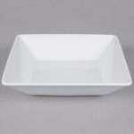 Tuxton GSP-750 TuxTrendz Santorini 3 oz. Bright White Square China Ramekin - 24/Case