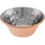 Choice 1.5 oz. Matte Black Stainless Steel Round Sauce Cup - 12/Pack