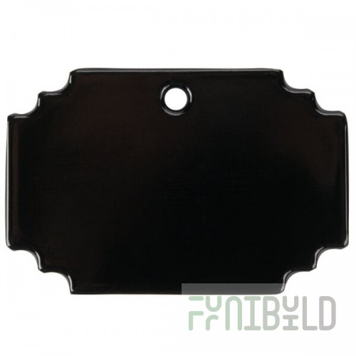 Cal-Mil 3344-13SIGN Black Write-On Menu Card - 3