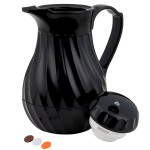 Vollrath 52126 SwirlServe Tilt & Pour 10 oz. Black Beverage Server Vollrath 52126 SwirlServe Tilt & Pour 10 oz. Black Beverage Server