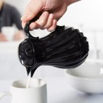 Vollrath 52126 SwirlServe Tilt & Pour 10 oz. Black Beverage Server Vollrath 52126 SwirlServe Tilt & Pour 10 oz. Black Beverage Server