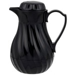Vollrath 52126 SwirlServe Tilt & Pour 10 oz. Black Beverage Server Vollrath 52126 SwirlServe Tilt & Pour 10 oz. Black Beverage Server