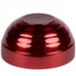 Vollrath 4659115 Double Wall Round Beehive 3.4 Qt. Serving Bowl - Dazzle Red