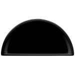 TableCraft CW1312BK 5 Qt. Black Cast Aluminum Half Soup Bowl TableCraft CW1312BK 5 Qt. Black Cast Aluminum Half Soup Bowl