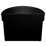 TableCraft CW1312BK 5 Qt. Black Cast Aluminum Half Soup Bowl TableCraft CW1312BK 5 Qt. Black Cast Aluminum Half Soup Bowl